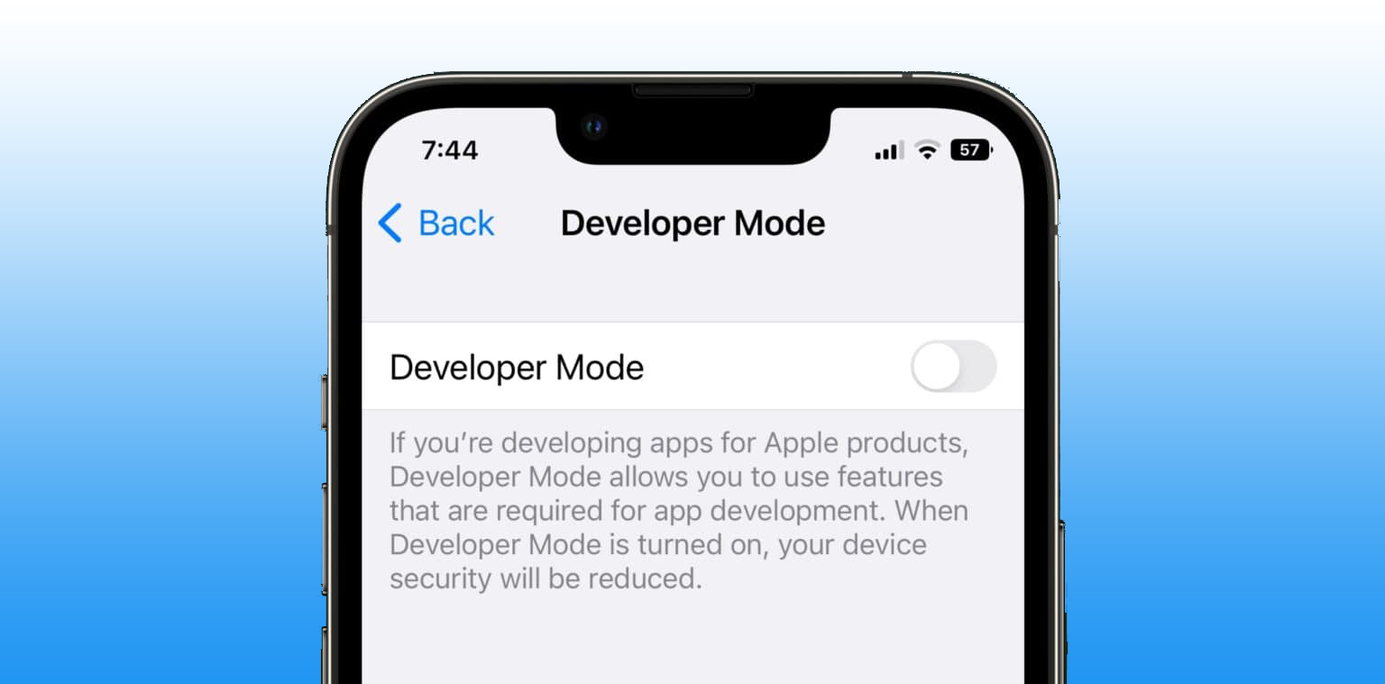 Developer Mode developer-mode