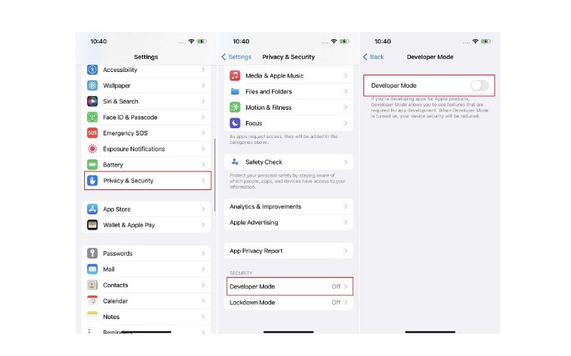آموزش غیرفعالکردن حالت دولوپر (Developer Mode)
