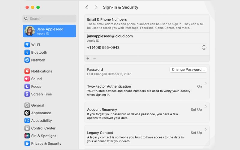 برداشتن (Password) مکبوک با (Apple ID)