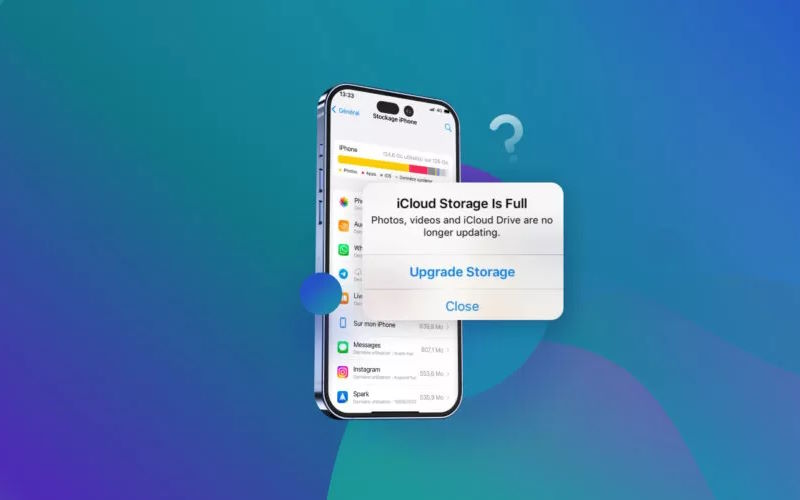 خطای iCloud Storage is full