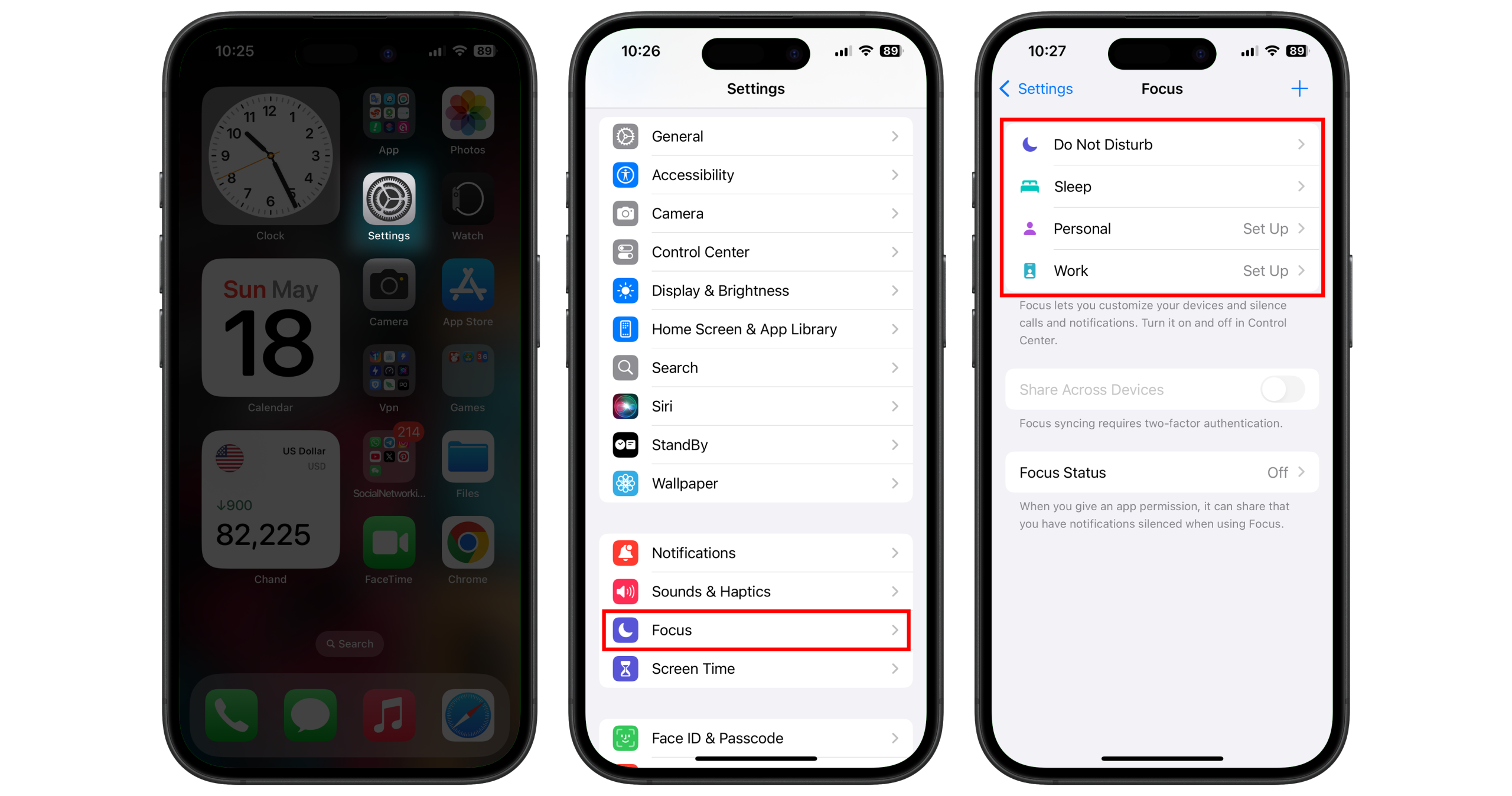آموزش Focus Mode iOS