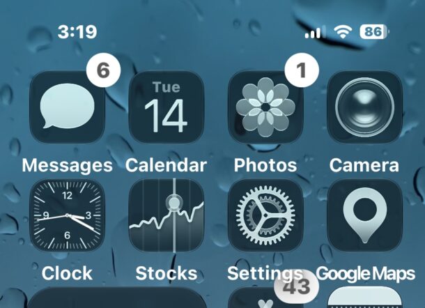 صفحه هوم آیفون با رابط کاربری Liquid Glass در iOS 27
